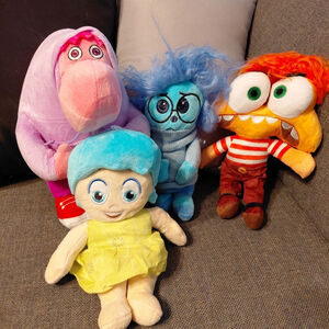 Kids Disney/Pixar Inside Out Stuffed Animals Set One Size Yellow Blue Plush